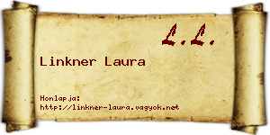 Linkner Laura névjegykártya