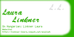laura linkner business card